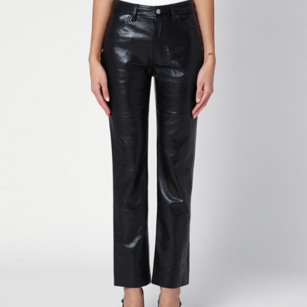 BRUNO PANT (Size 26) Recycled leather ANINE BING